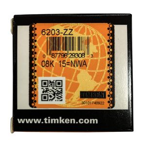 2 uds para TIMKEN 6203-ZZ rodamientos rígidos de bolas 17x40x12mm prelubricado doble sello de Metal rendimiento estable rentable - Product Image 4