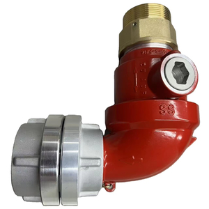 Vanne d'incendie forgée PN16 en laiton DN50 avec raccord de tuyau de type C, vanne de raccordement pour la lutte contre l'incendie DN14461-5 2025 - Product Image 1