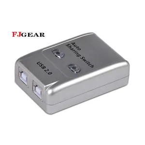 Fjgear Hot Selling Duurzaam En Hoge Kwaliteit 2 Computer Delen 1 Printer Apparaat Usb 2.0 Auto Sharing Switch