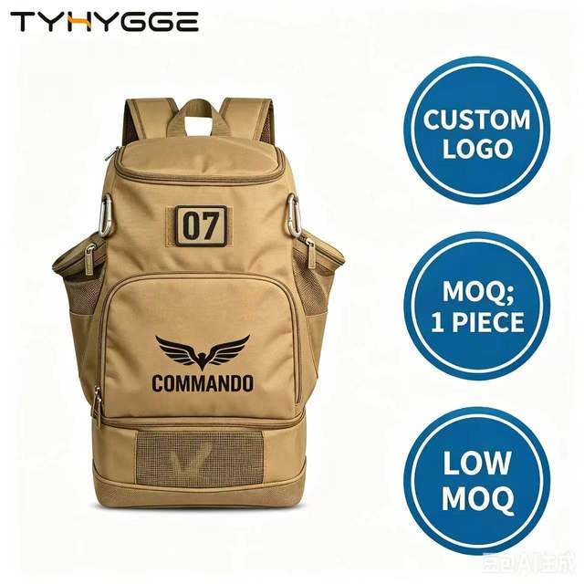 Customized Waterproof Outdoor Hiking Backpack Large Capacity Multi-functional Travel Bag for Training Low MOQ Personalized