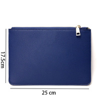 Offre Spéciale pochette à fermeture éclair en cuir PU à la mode pour femme sac à main portable imprimé de logo personnalisé pochette de maquillage de luxe pour femmes