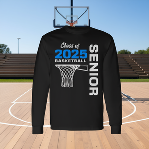 Camiseta de manga larga de baloncesto para estudiantes de último año de la clase de 2025 - Product Image 3