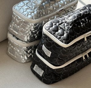 Multi-color Travel <b>Storage</b> Bag for Hair Tools Nylon Women Makeup Bag Waterproof Nylon Material Easy to Carry - Product Image 3