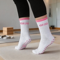 Chaussettes de yoga et de Pilates personnalisables de qualité supérieure, antidérapantes, avec grip en forme d'étoile, pour femmes