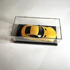 Wholesale Modern Custom LED Light 1/18 Acrylic Car <b>Models</b> Display Rack with Black Base for & Outdoor Use - Product Image 1