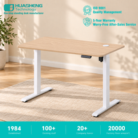 Bureau debout électrique à moteur unique, réglable en hauteur, en fer, à fixation murale, durable, moderne, pour bureau et usage domestique