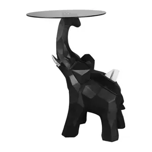 Nordic Light luxury elephant coffee table living room landing multi-functional storage ornaments home decoration