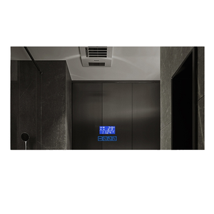 Espejo <span class=keywords><strong>de</strong></span> <span class=keywords><strong>Baño</strong></span> LED Inteligente Horizontal Grande y Moderno con Reloj Digital y Control Táctil, Espejo <span class=keywords><strong>de</strong></span> Pared para Proyectos Hoteleros - Product Image 2