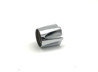 Poignée de robinet étoile de rechange en alliage de zinc chromé, bouton fileté pour robinet de lavabo de salle de bain, poignée de valve