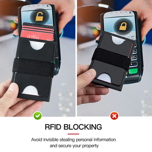 Porte-cartes intelligent antivol RFID, porte-cartes pour homme, portefeuille pop-up pour homme, porte-<span class=keywords><strong>carte</strong></span> d'identité, portefeuille fin pour homme - Product Image 3