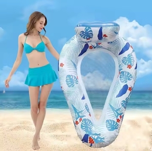 Mùa Hè Hồ Bơi <span class=keywords><strong>Inflatable</strong></span> Phòng Chờ Ghế Nước Ánh Sáng Hình Chữ U Ghế Sofa Với Mái Hiên - Product Image 2