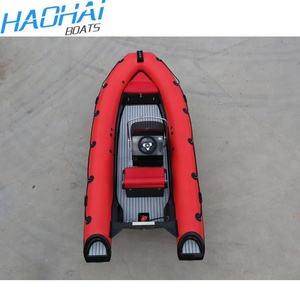 Bateaux pneumatiques à rames gonflables en fibre de verre Hypalon RIB 480 les plus récents de 2023 avec réservoir de carburant intégré de 60 L et certification CE - Product Image 5