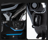 Pour BMW Série 5 E60 03-10 : Ensemble de phares LED automatiques, mise à niveau Plug and Play, feux avant, clignotants, feux de jour DRL, lentille de projecteur