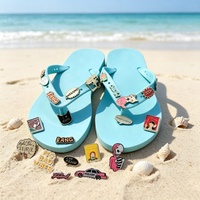 10 Nouveaux Designs de Breloques en Métal Émaillé pour Tongs, Accessoires de Décoration Amovibles pour Chaussures avec Épingles, Clips et Boucles Remplaçables en Alliage
