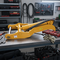 Pinces hydrauliques efficaces pour mini-pelles de la marque SLN, grappins pour engins de construction de 5 à 6 tonnes, accessoires personnalisables