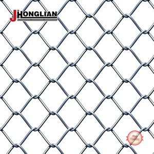 Bán buôn phổ biến dây lưới fenc PVC tráng Cyclone kim cương lưới dây hàng rào mạ kẽm Chuỗi liên kết hàng rào CuộN - Product Image 2