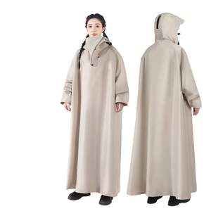 <span class=keywords><strong>Chubasquero</strong></span> de material grueso de cuerpo completo de estilo largo para ciclistas y ciclistas de bicicletas eléctricas, uso unisex para adultos - Product Image 5