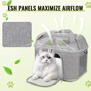 Đi Xách Tay Lớn Mèo Túi Đẹp Có Thể Gập Lại Và Thoáng Khí Thoáng Khí Có Thể Gập Lại Công Suất Lớn Pet Tàu Sân Bay Túi - Product Image 3