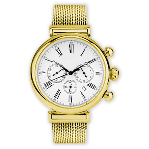 Montres de luxe en acier inoxydable pour hommes, sport japonais, étanche, <span class=keywords><strong>chronomètre</strong></span> multifonctionnel, bracelet en maille d'acier - Product Image 2