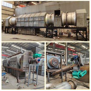 Four de carbonisation à tambour continu pour balle de riz et copeaux de bois nouvel état pour usine de fabrication avec moteur comme composant de base - Product Image 6