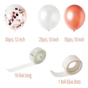Kit <span class=keywords><strong>de</strong></span> bricolaje globo guirnalda confeti globos despedida <span class=keywords><strong>de</strong></span> <span class=keywords><strong>soltera</strong></span> fiesta Globo <span class=keywords><strong>de</strong></span> Oro rosa fiesta decoraciones - Product Image 5