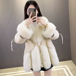 <span class=keywords><strong>เสื้อ</strong></span>แจ็คเก็ตหนังแกะสไตล์ใหม่ <span class=keywords><strong>เสื้อ</strong></span>แจ็คเก็ตห่าน<span class=keywords><strong>ผู้หญิง</strong></span> <span class=keywords><strong>เสื้อ</strong></span>ขนสุนัขจิ้งจอกสําหรับฤดู<span class=keywords><strong>หนาว</strong></span>ด้วยหนังแท้ - Product Image 6