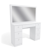 Ensemble de meubles de chambre à coucher, coiffeuse de luxe, coiffeuse avec miroir