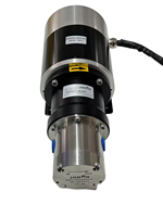 Pompe à engrenages magnétique micro, moteur CC sans balais, OEM personnalisable, corps en acier inoxydable, 25 bars, pompe à liquide haute pression