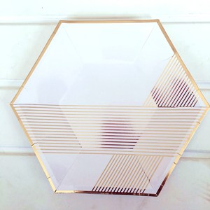 <span class=keywords><strong>Pas</strong></span> <span class=keywords><strong>cher</strong></span> recyclé partie approvisionnement assiettes en papier et tasses ensemble assiettes en papier or assiettes en papier - Product Image 3
