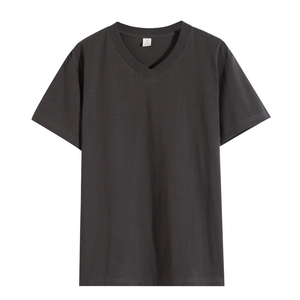 <span class=keywords><strong>T</strong></span>-<span class=keywords><strong>shirt</strong></span> <span class=keywords><strong>col</strong></span> <span class=keywords><strong>V</strong></span> à manches courtes 210g pour <span class=keywords><strong>homme</strong></span>, coupe ample, en coton respirant, style japonais, sous-<span class=keywords><strong>v</strong></span>êtement de superposition, logo personnalisé - Product Image 6