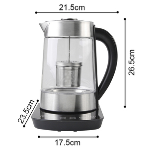 Electric <strong>Kettle</strong> Temperature Control Tea <strong>Kettle</strong> Water <strong>Kettle</strong> with Infuser Capacity Glass Smart Glass <strong>Digital</strong> New 12846C 1.5L 1500 - Product Image 5