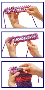 Thủ công Phụ kiện sáng tạo dệt Kit Crochet đan khung dệt Set cho Khăn Choàng Áo len chiếc khăn thêu vá - Product Image 5