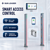 SUN LEADER Portique de détection radar de métaux OEM ODM pour la sécurité des entrées de métro, de stations de train et de projets de fouille XLD-Ha