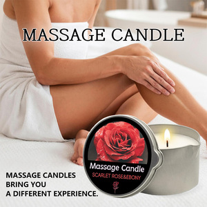 Candela da Massaggio con Olio Essenziale in Barattolo di Latta, Regalo di Lusso per San Valentino e Compleanno, Vendita all'Ingrosso <span class=keywords><strong>2026</strong></span> - Product Image 4