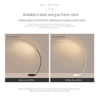 Lampe de sol moderne simple de style nordique, design artistique créatif, salon, chambre à coucher, lampe de chevet, lampe de pêche