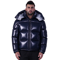 Vestes et Manteaux pour Hommes Personnalisés de Haute Qualité, Nouveau Design, Style Tendance, Couleur Unie, Manteau Chaud en Duvet, Doudoune pour Hommes