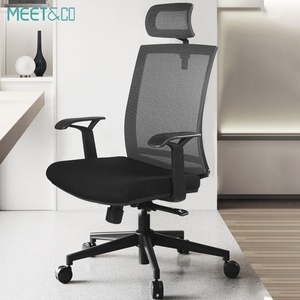 Silla de Oficina Ejecutiva Ergonómica Moderna de Alta Calidad en Cuero PU con Respaldo Giratorio y Función Plegable para Personal de Oficina - Product Image 2