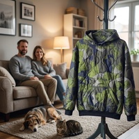 Sweat à capuche MITO Woobie Premium finlandais M05 Camouflage - Veste tactique légère matelassée Ripstop pour homme
