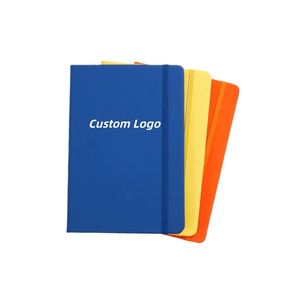 Vente directe d'usine, carnet en cuir PU bleu marine personnalisable, gravé, couverture rigide A5, bloc-notes pour l'écriture, carnet pour les affaires - Product Image 1