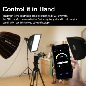<span class=keywords><strong>Godox</strong></span> SL300III 330W Lumière Vidéo LED Professionnelle Éclairage Continu 5600K CRI 96+ TLCI 97+ Monture Bowens Contrôle par Application pour <span class=keywords><strong>YouTube</strong></span> - Product Image 6
