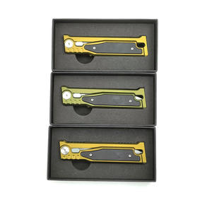 Couteau à gravité de haute qualité, couteau pliant d'extérieur, manche en aluminium T6, couteau de poche portable D2, couteau de camping tranchant - Product Image 6