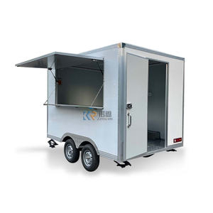 Street Fast Food Pizza Carts for Hamburger Fries Mobile Fried Crepe Food Trailer <b>Kitchen</b> Restaurant for Sale - Product Image 4