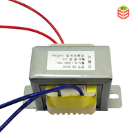 EI6632 115V/230V Transformateur audio 6V/9V/12V/15V/50/60HZ EI Transformateur de puissance PCB à faible encapsulation Forme de bobine en aluminium 220V 24V