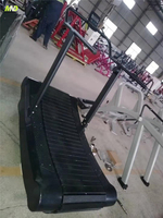 GymLead - Caminadora Mecánica sin Motor, Caminadora Curva de Alta Velocidad para Ejercicios, Equipo Deportivo de Acero para Uso Comercial