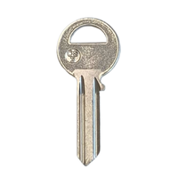KW1 UL050 TE5 EVERISE Clés vierges de haute qualité OEM personnalisées en métal pour portes, serrures à pannets et véhicules, résistantes à l'eau, multicolores, produit phare chinois
