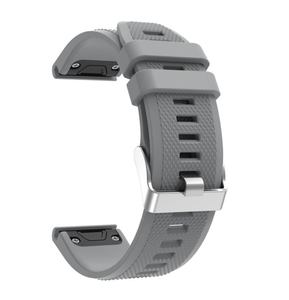 Bracelet de montre en silicone à libération rapide 20mm 22mm 26mm à grain croisé compatible <span class=keywords><strong>Garmin</strong></span> Fenix 6X 6 6S Pro 5X <span class=keywords><strong>5</strong></span> <span class=keywords><strong>5S</strong></span> Plus - Product Image 4