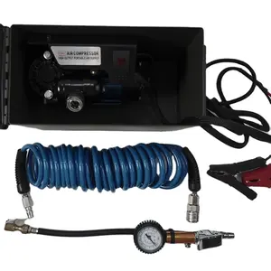 휴대용 12v 공기 펌프 온보드 공기 시스템 자동차 튜닝 오프로드 자동차 공기 압축기 타이어 압력 총