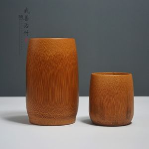 Bamboo Drink Cups Set Solid Color Eco-Friendly For Tea Gift Chongqing Origin ZD-01 - Product Image 2