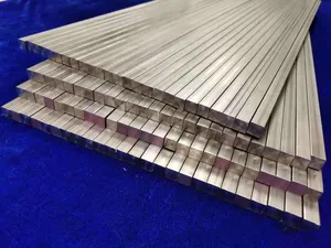 China Factory Wholesale High Carbon Grade 5 Titanium Flat Bar Ti6al4v Titanium Square Bar In Stock