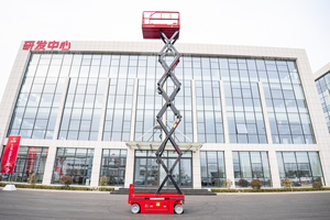 CE Certified <strong>300kg</strong> <strong>Hydraulic</strong> Scissor Lift 4-18m Aerial Work <strong>Platform</strong> for Warehouse Material Lifting &amp; Factory Maintenance - Product Image 2